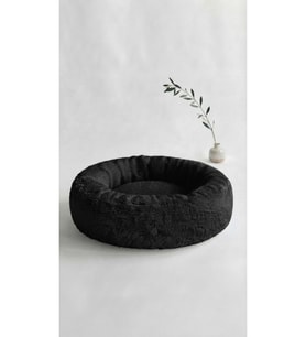 Rahat Peluş Simit Yatak, Küçük Irk Köpek ve Kedi İçin 55 cm