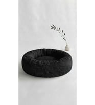 Rahat Peluş Simit Yatak, Küçük Irk Köpek ve Kedi İçin 55 cm
