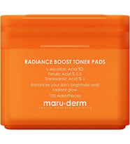 Maruderm Aydınlatıcı ve Canlandırıcı Hidrojel Tonik Ped 100 Adet -L-Ascorbic %3, Tranexamic %1, Ferulic %0.5