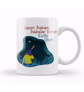 Babalar Günü Babaya Hediye 0018 Kupa Bardak Porselen