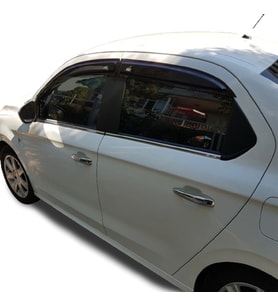 Peugeot 301 ( 2012-2020 ) Paslanmaz Çelik Krom Cam Çıtası 4 Parça