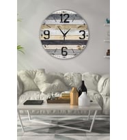 bilge Retro Tasarımlı Duvar Saati 35 x 35 CM (Karışık)