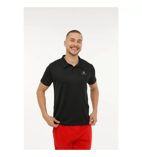 LUMBERJACK SHERMAN BASIC POLO UNISEX TSHIRT (Siyah)