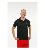 LUMBERJACK SHERMAN BASIC POLO UNISEX TSHIRT (Siyah)