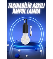 Northcity Taşınabilir Şarjlı LED Ampul Askılı Lamba - Kamp ve Bahçe Işığı