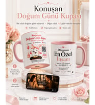 Konuşan Doğum Günü Kupası Kişiye Özel Video Açan NFC Hediye Kupa