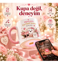 Konuşan Doğum Günü Kupası Kişiye Özel Video Açan NFC Hediye Kupa