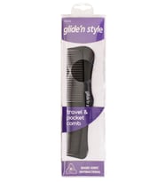 Glide'n Style Seyahat Ve Cep Tarağı Gs-334 (Siyah)