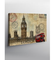 Kanvas Tablo Londra'Nın İkonik Simgeleri