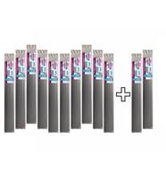 NORTH PLAS PLASTİK KAYNAK ELEKTROT- PA GENİŞ SİYAH 10+2 PAKET