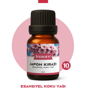 Japon Kirazı Uçucu Koku Yağı Buhurdanlık Yağı Difüzör Esansı Küre 10ml