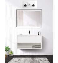  RİOLİGHT RETRO,RUSTİK, VİNTAGE,MODERN1 2XE27 DUYLU GLOP METAL AYNA ÜSTÜ DUVAR APLİK (Siyah - Beyaz)