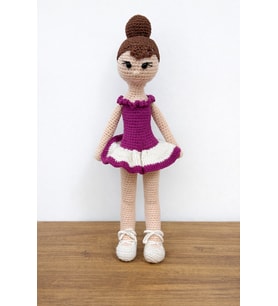 Luna Balerin Amigurumi Örgü Bebek