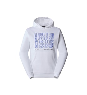 The North Face M SS24 Coordinates Hoodie Erkek Günlük Sweatshirt NF0A87EAFN41 Beyaz