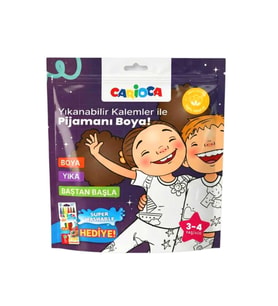Boyanabilir Pijama Yıkanabilir Kalem Hediyeli 3-4 Yaş