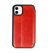 Apple iPhone 11 Kılıf Flip Cover - Kırmızı