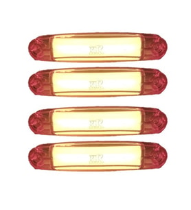 4 Adet Neon Parmak Led Lamba Turuncu 12-24 Volt
