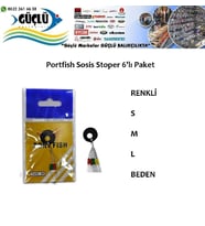 RENKLİ SOSİS STOPER 6!LI PAKET PORTFİSH M BEDEN