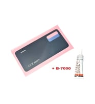 Mi 12 Lite Arka Pil Kapağı Yapıştırıcı (Siy