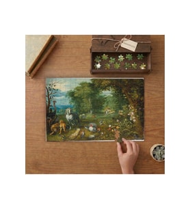 Havva'nın Yaratılışı ile Cennet Tasarımı 240 parça Ahşap Puzzle Ahşap Kutuda MP03891