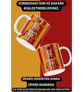 Baba Oğul Çocuk Özel Ad Ve Numaralı Kupa Kahve Bardak