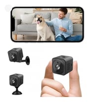 Lexroo Mini WiFi Kamera 1080P Gece Görüşlü Şarjlı Kablosuz IP Çift Yönlü Sesli Manyetik 360° Döner