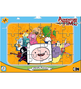 Laço Kids Adventure Time 24 Parça Frame Puzzle AW7608