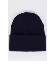 Neon Turuncu Basic Bere Unisex  Turuncu Bere Lacivert-Standart