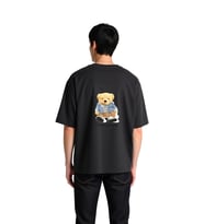 Sonsuza Dek Kot Essentials Baskılı Erkek Oversize Tişört