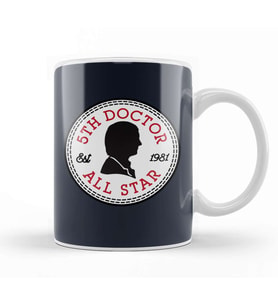 Converse All Star Fifth Doctor Who Kupa Bardak Porselen