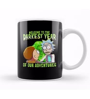 Rick And Morty Welcome To The Darkest Year Of Our Adventures Kupa Bardak Porselen