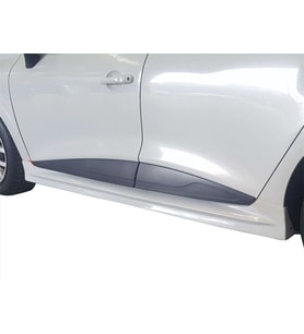 Renault Clio Uyumlu 4 Marşpiyel 2 Parça Fiber 2013-2019
