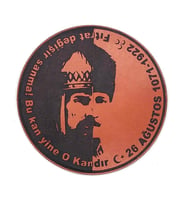 Sultan Alparslan - Kemal Atatürk Deri PEÇ- Arma - Patch