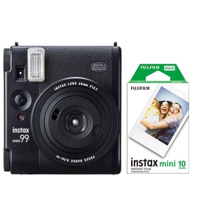 Instax Mini 99 Siyah Fotoğraf Makinesi ve 10'lu Film