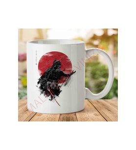 1-2042 Star Wars Darth Samurai İki Tarafı Baskılı Kupa Bardak.jpg
