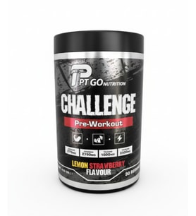 PT GO Nutrition Challenge Pre-Workout Lemon Strawberry Aromalı 30 Servis
