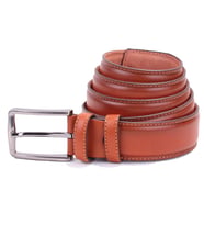 Dagoster DMK26-306DG Açık Taba 3,5 cm Hakiki Deri Erkek Kemer