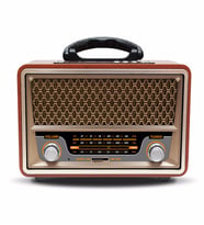 FM Radyo Nostaljik Görünümlü Ahşap Radyo Bluetooth Hoparlör Meier M-157BT
