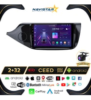 Kia Ceed 2012-2018 Model 2+64GB Android 13 Kablosuz Carplay Navigasyon Multimedya Sistemi