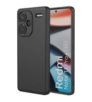 Microsonic Xiaomi Redmi Note 13 Pro Plus 5G Kılıf Groovy Soft Siyah (Siyah)