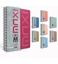 GIPTA MAXI SPİRALLİ PP. KAPAK 240 YP. A4 6+6 AYRAÇLI  DEFTER