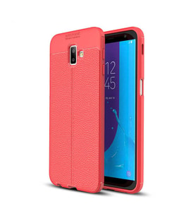 Samsung Galaxy J6 Plus Uyumlu Kılıf Zore Niss Silikon Kapak (Kırmızı)