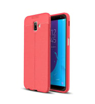 Samsung Galaxy J6 Plus Uyumlu Kılıf Zore Niss Silikon Kapak (Kırmızı)