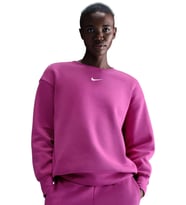 Nike Sportswear Essential Collection Fleece Oversized Crew Kadın Sweatshirt Mor