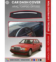 MERCEDES E SERİSİ W124 (1984-1995) Torpido Örtüsü Premium Kalite Torpido Koruma Özel Kesim UV Koruma
