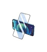 iPhone 16 Pro Ekranı Tam Kaplayan Antisatik Özellikli Ekran Koruyucu RYC/Antistatik Seramik (Siyah)