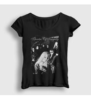 Presmono Kadın Siyah Poster Metal Theatre Of Tragedy T-Shirt 528943tt