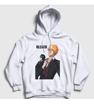 Presmono Unisex Beyaz Suits Anime Bleach Kapüşonlu Sweatshirt 128320tt