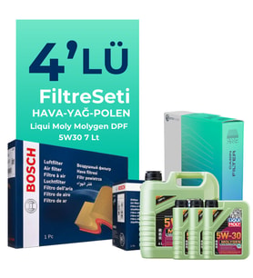 BOSCH Ford Tourneo Custom 2.2 Dizel Filtre Bakım Seti Liqui Moly Motor Yağlı (2012-2019) 4 Lü