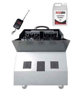 Quenlite QB-1200LK Bubble Machine Baloncuk Makinesi Uzaktan Kumandalı 1200 Watt (LİKİT DAHİL)